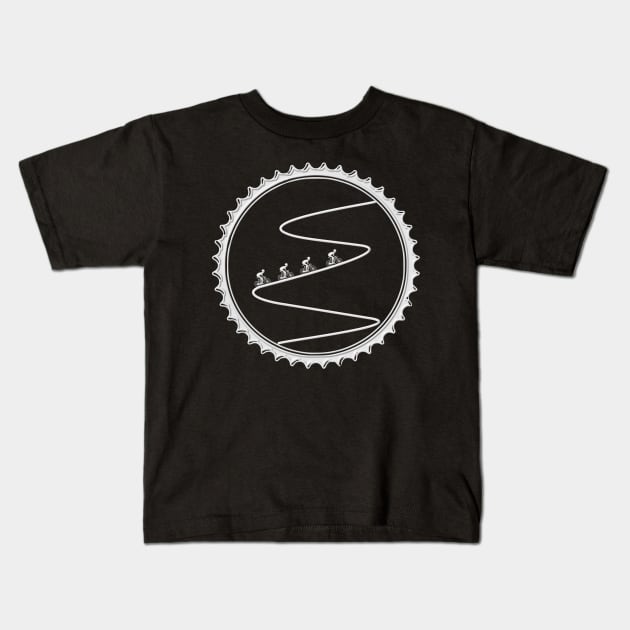 Ciclismo de competición Kids T-Shirt by vintagejoa